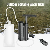 outdoor water filtration survival water filter straw water filtration system drinking purifier emergency hiking camping