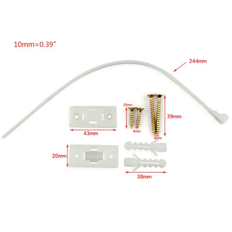 

10Pcs Furniture Straps Baby Proofing Adjustable Anti Tip Furniture Anchors Kit