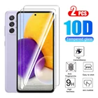 Стекло для Samsung A72 с полным покрытием, Защитное стекло для Samsung Galaxy A72, Galaxy M32 A 72, 2 шт.