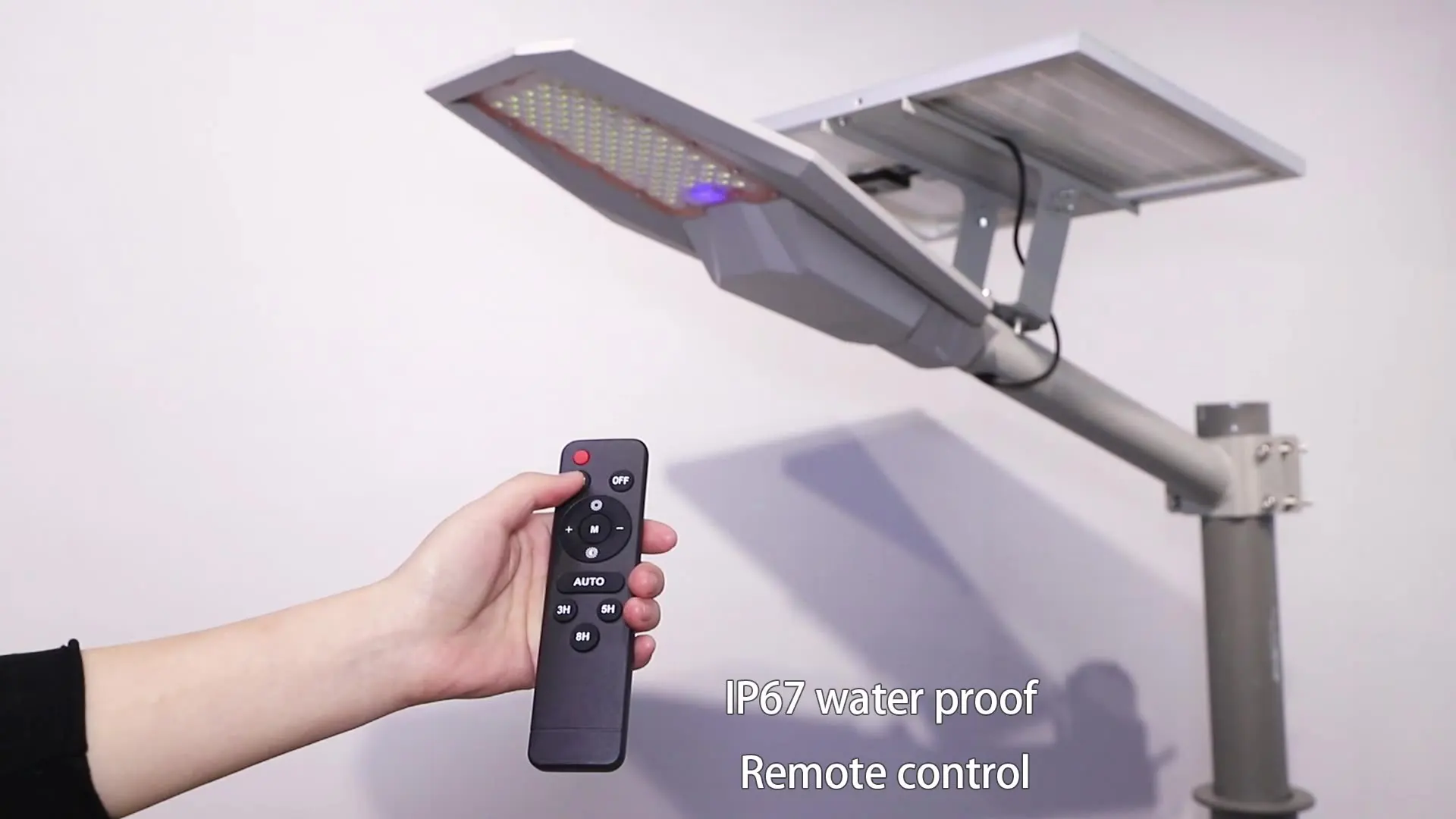 

6M Integrated solar power led street light