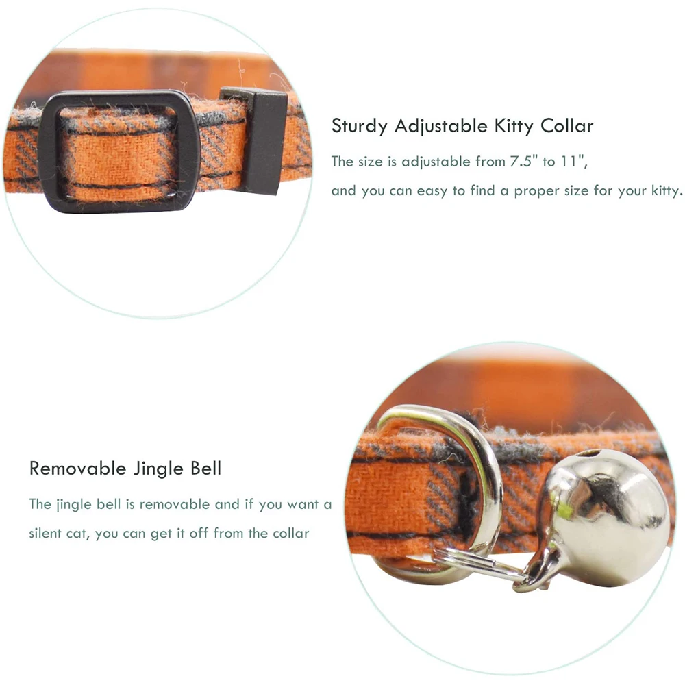 Ошейник для кошек с колокольчиком новинка 2020 ошейник безопасности съемный