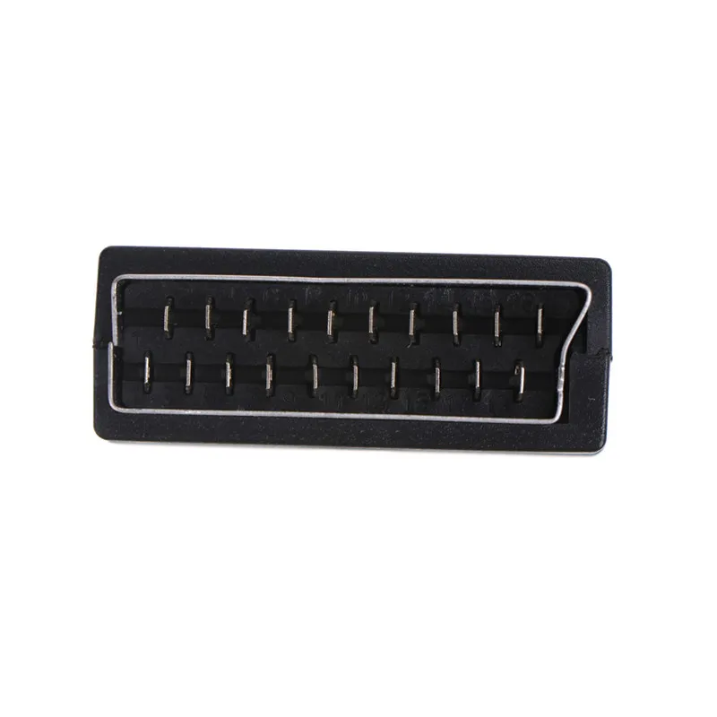 Серебряный SCART 3 RCA композитный Phono адаптер конвертер + в вход/выход