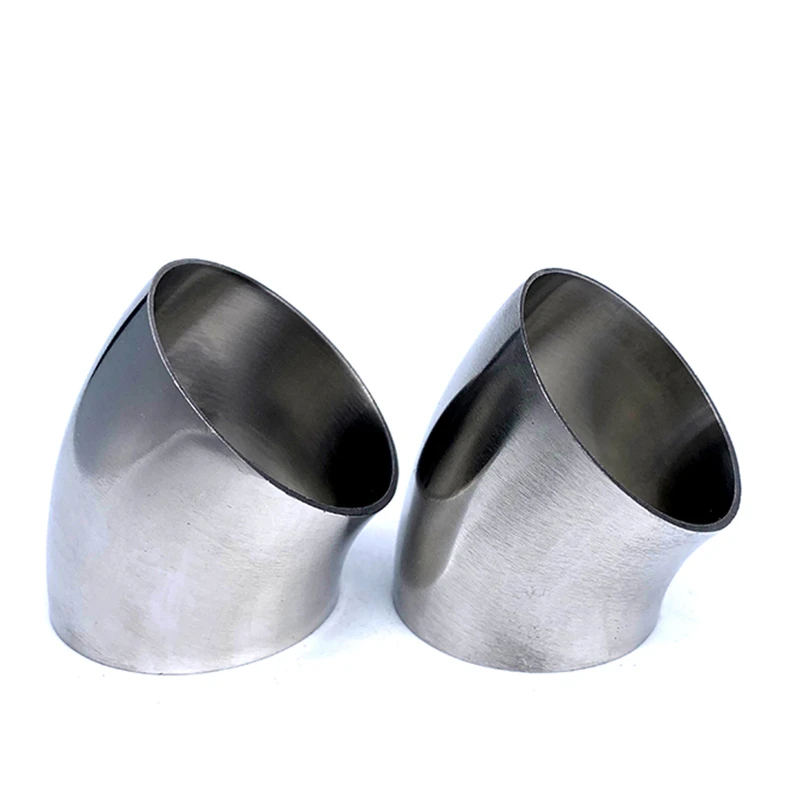 

O/D 28 мм 304 нержавеющая сталь санитарный сварной 45 градусов коленчатый Трубопроводный фитинг для домашнего пивоварения