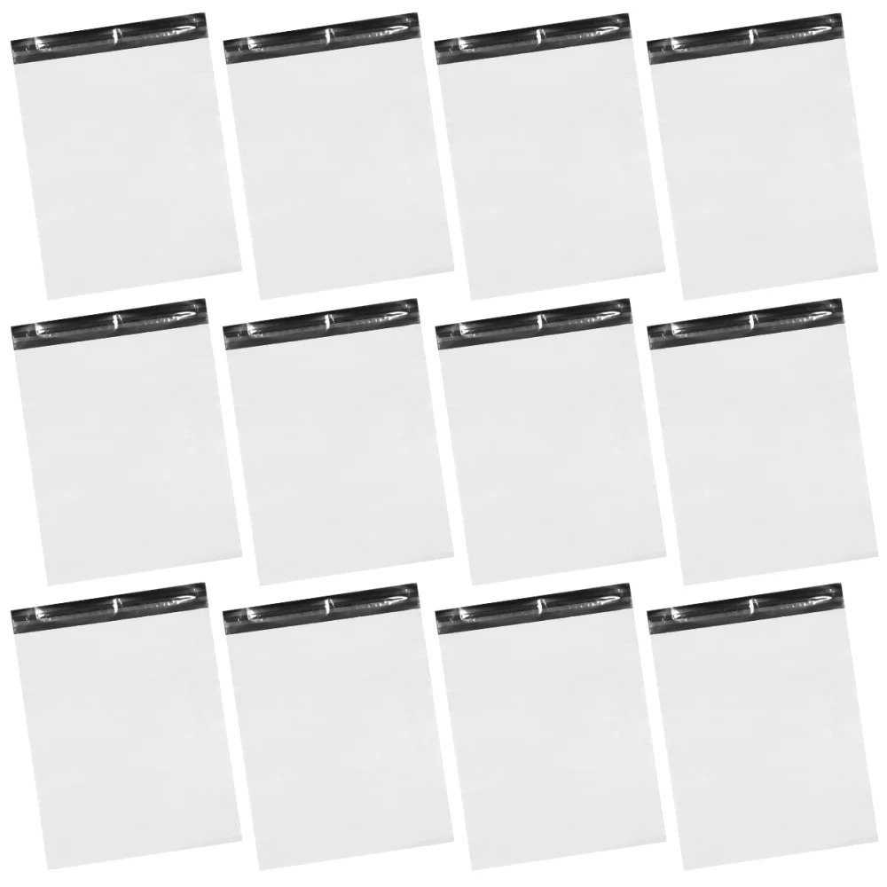 

100Pcs Thickened Express Pouch Waterproof Package Bag Storage Pouch (White)