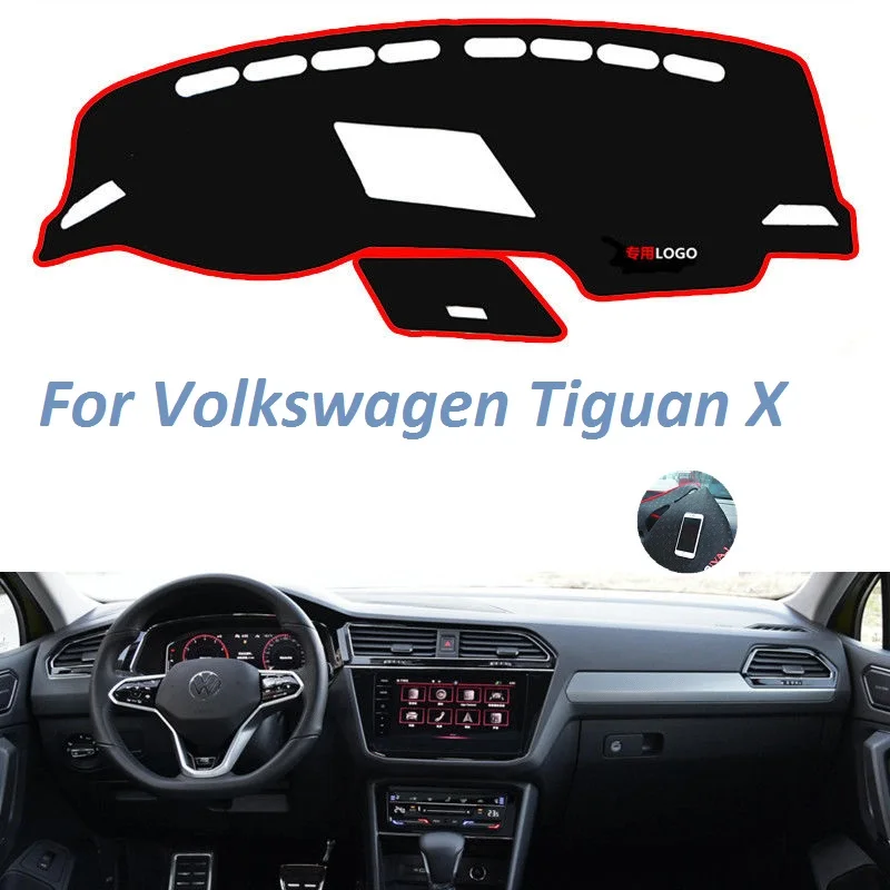 

For Volkswagen Tiguan X Left Right Hand Drive NonSlip Dashboard Cover Mat Instrument Carpet Car Accessories