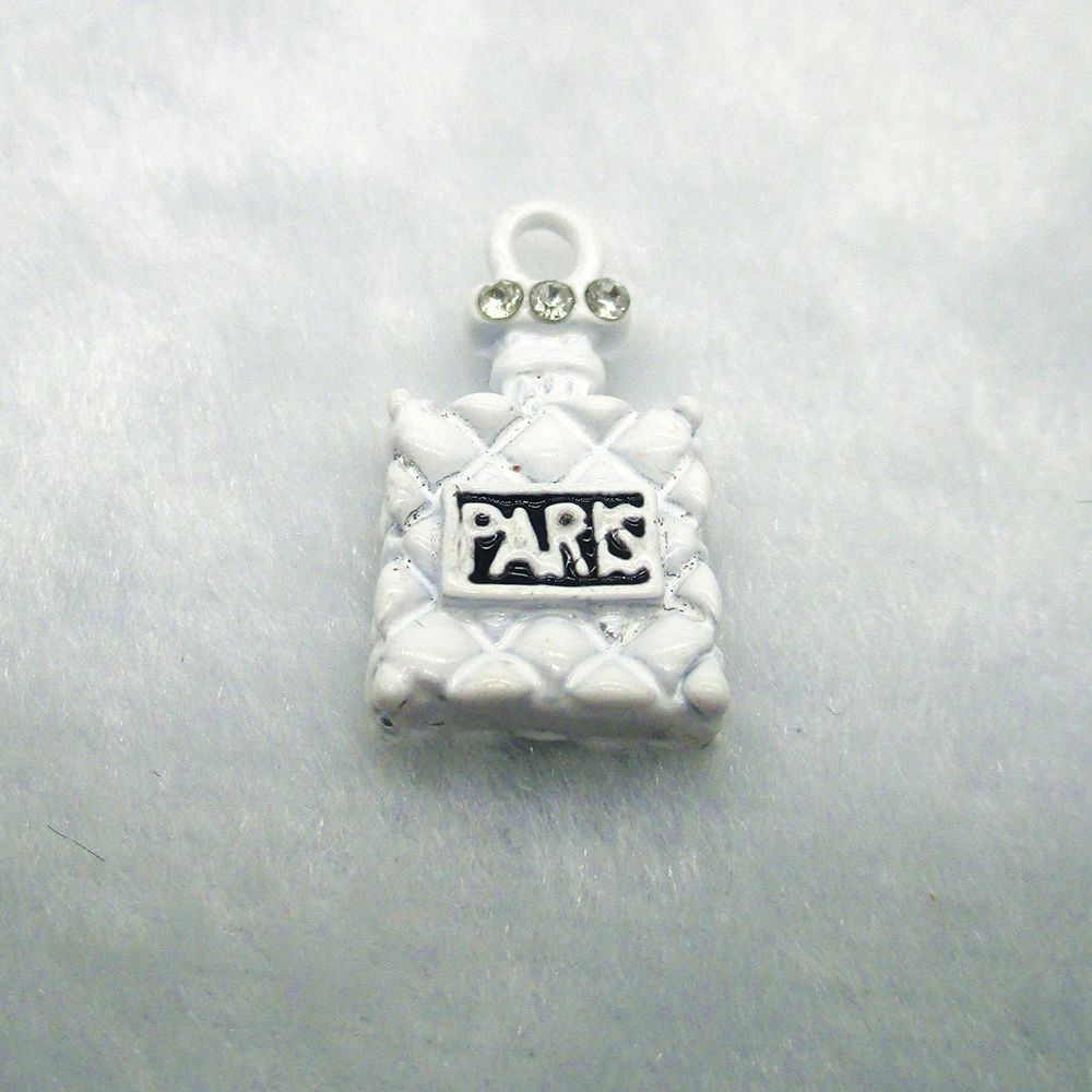 10pcs/lot Plaid stripes Perfume Bottle Charms Metal Pendants Earring Enamel Fashion Jewelry Accessories XL416 | Украшения и