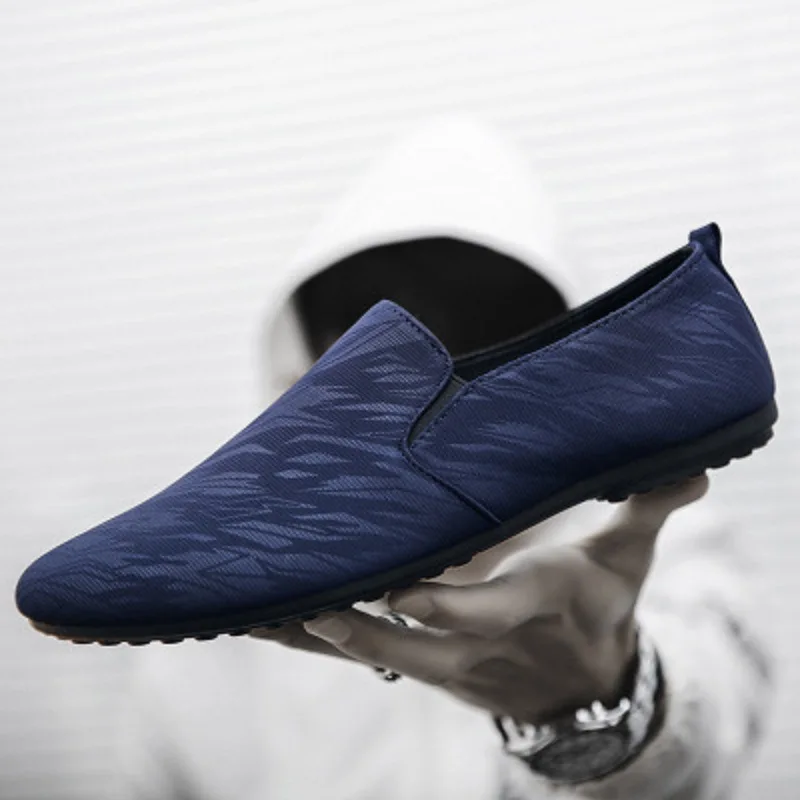 

Fashion New Style Men Loafers Casual Shoes Men Spring Summer Canvas Man Shoes Light Breathable Fashion Flat Footwear