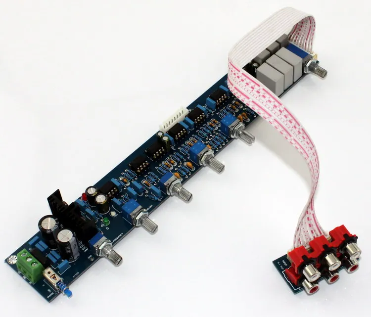 

254 * 43MM AC15V 5.1 Channel Luxury Tone Board LOW PASS Crossover Point Upper Limit Frequency Adjustable Button 50-150Hz