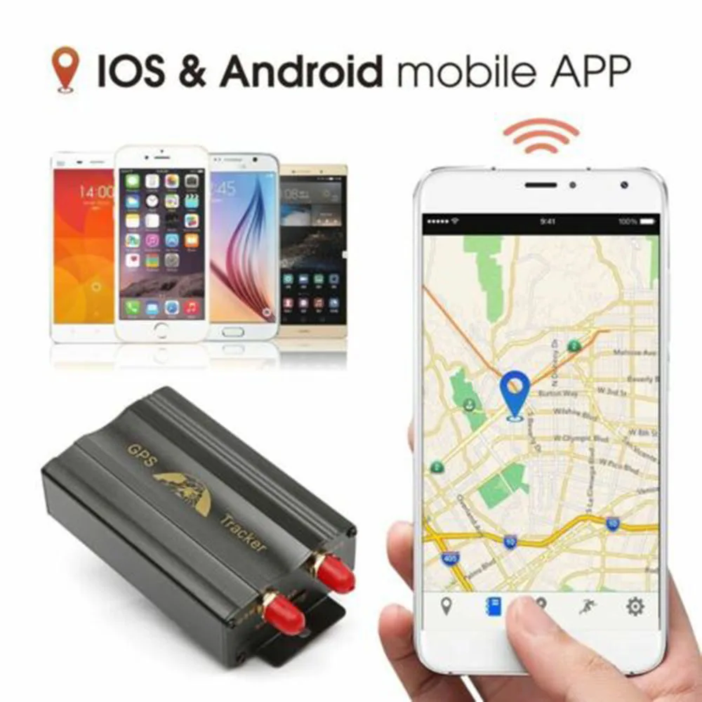 TK103B Автомобильный GSM/GPS/SMS/GPRS трекер слежения в реальном времени устройство Syatem