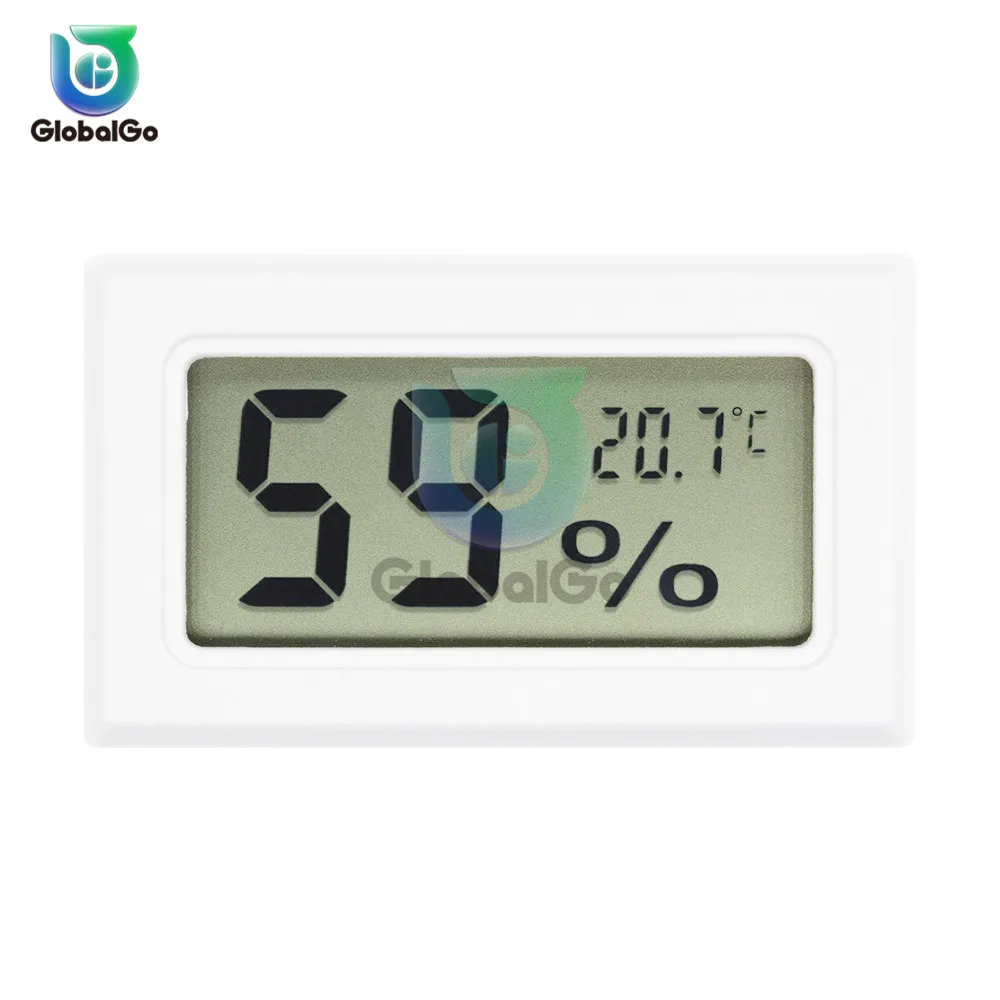 Удобный комнатный мини датчик температуры с цифровым ЖК дисплеем измеритель