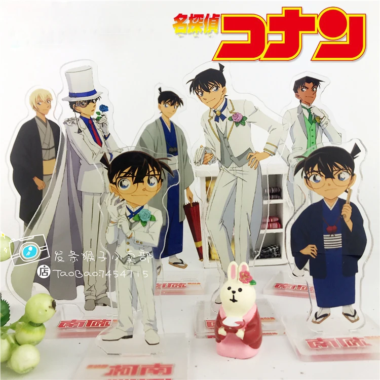 Хит продаж Аниме Детектив Конан чехол эдогава Jimmy Kaitou малыш фигурка на акриловой