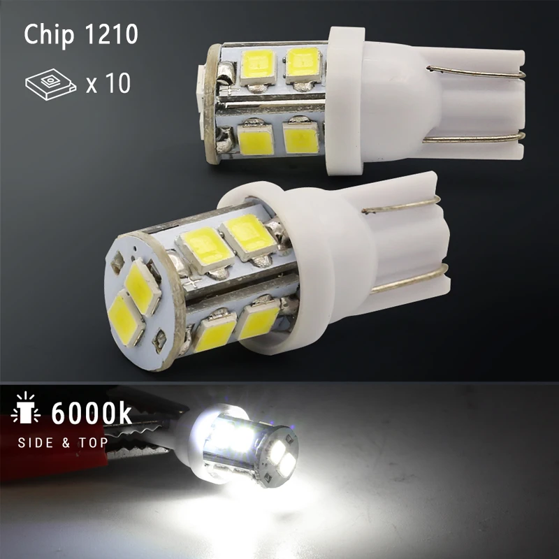 20 шт./упаковка светодиодсветодиодный лампы для подсветки номерного знака | Лампы