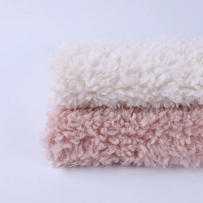 280 г полиэстер имитация шерсти одежда теплая ткань шерсть ягненка домашний