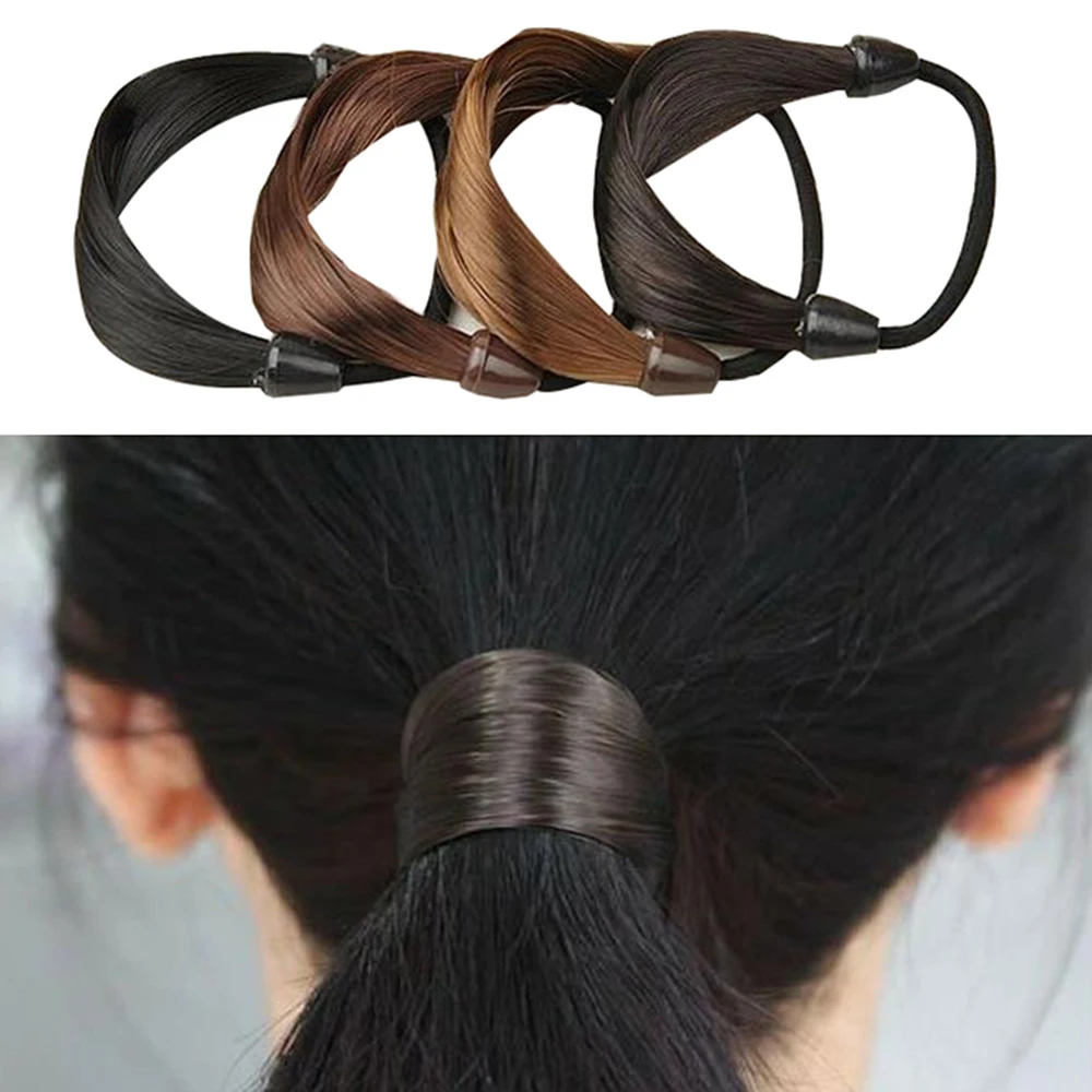 6 шт. Женская эластичная резинка для волос прически конский хвост | Шиньоны и