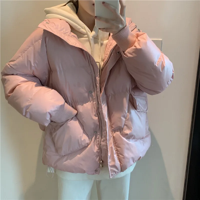 

Autumn and winter new Korean style cotton clothes women loose fashion stand-up collar bread clothes thickened female trend