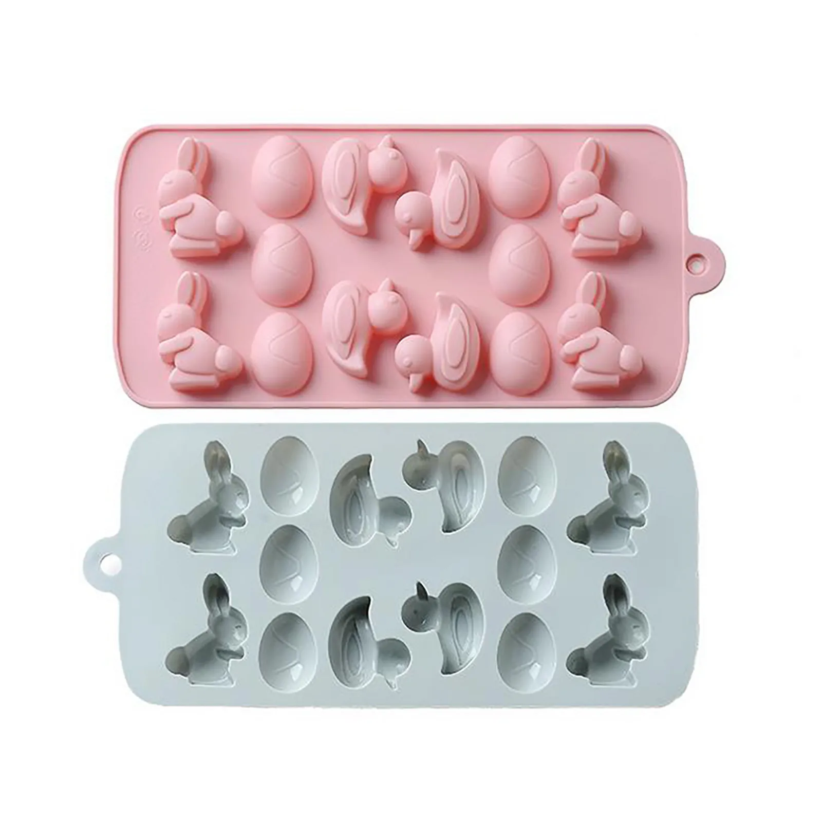 

3D Shape Silicone Cake Mold Kitchen Mould Easter Rabbit Silicone Chocolate Mold Easter Day Series Chocolate Baking Epoxy Mold