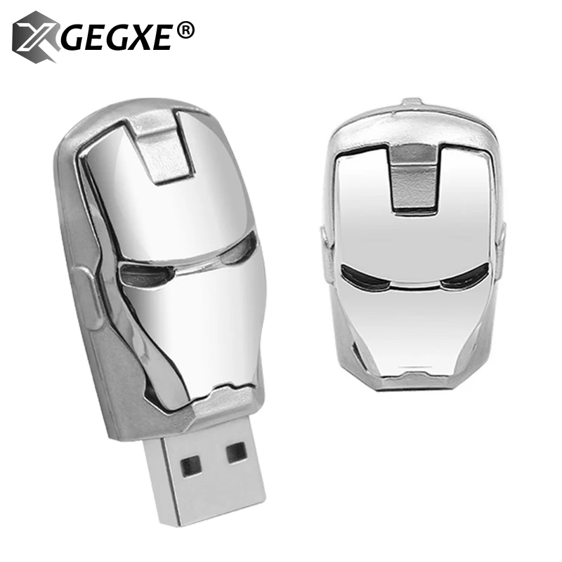 USB флеш накопитель металлический 4 ГБ 8 16 32 USB2.0 Флешка мстители флешка ноутбук|USB