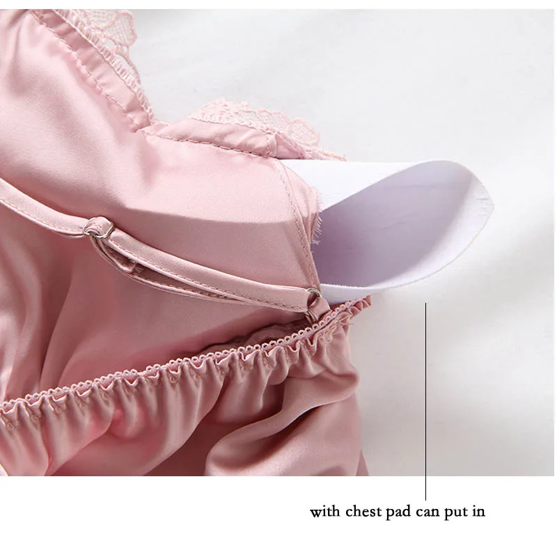 Новинка 7 шт. одежда для сна розовый вечерний комплект с платьем атласное