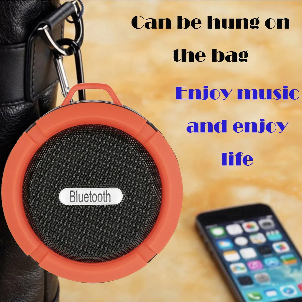 1x беспроводная Bluetooth колонка портативная уличная hi fi стерео звук