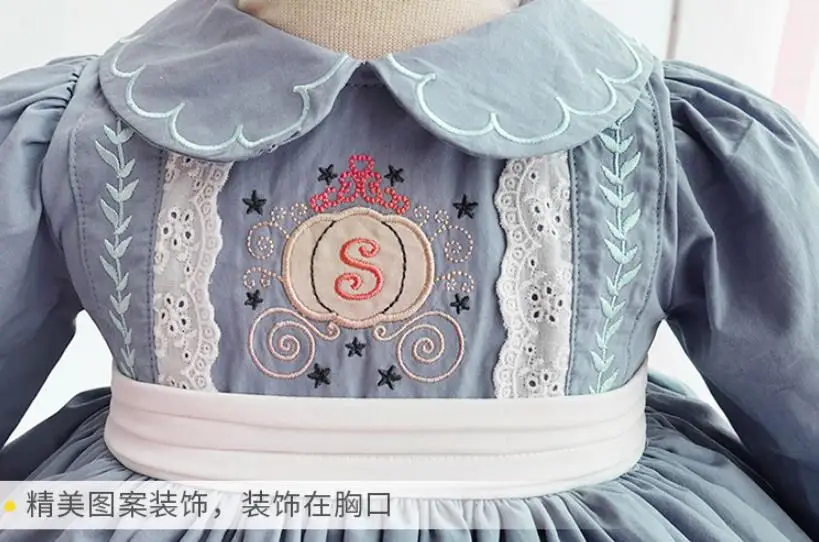 

Miayii Baby Clothing Spanish Vintage Lolita Turkey Ball Gown Long Sleeve Lace Bow Birthday Easter Princess Dress For Girls Y3753