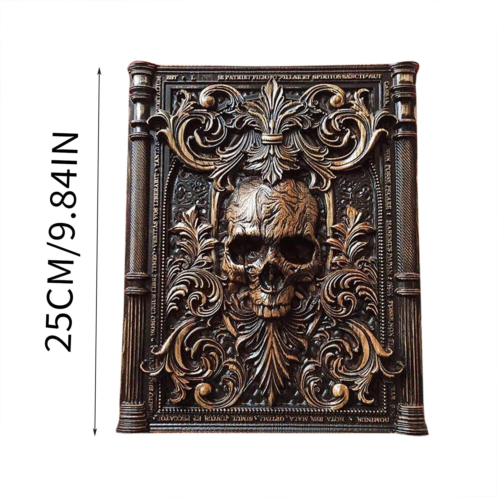 

Kawaii Room Decorhalloween Skull Statue Handmade Decoration Natural Wooden Wooden Carving Gifts Home Decoration Accessories