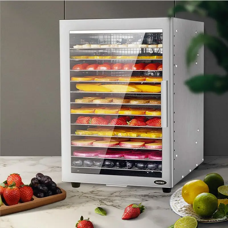12-layer Fruit Dryer Food Dehydrator Meat and Seafood Food Processing Machine Commercial Household Vegetables Kitchen Appliances