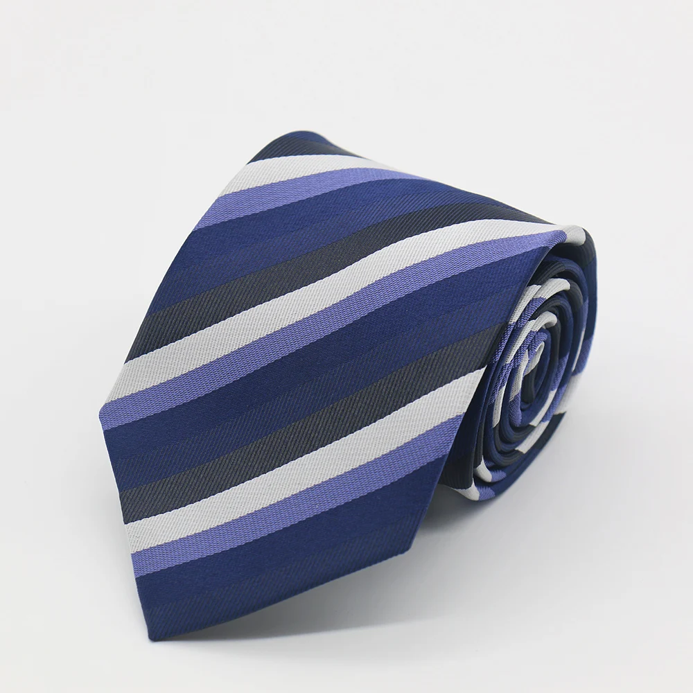 new fashion men's strip design polyester necktie |