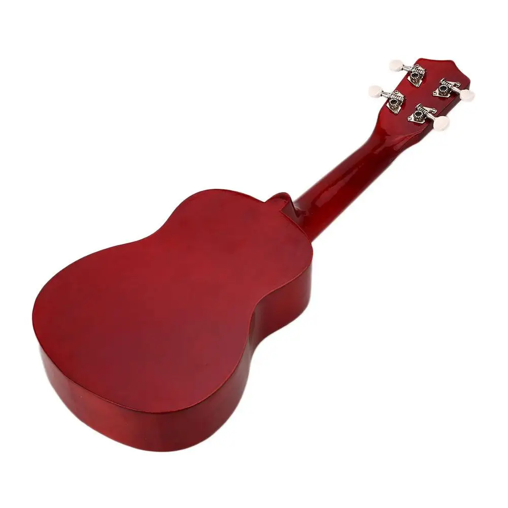 Деревянная маленькая гитара укулеле 21 дюйм деревянный музыкальный инструмент