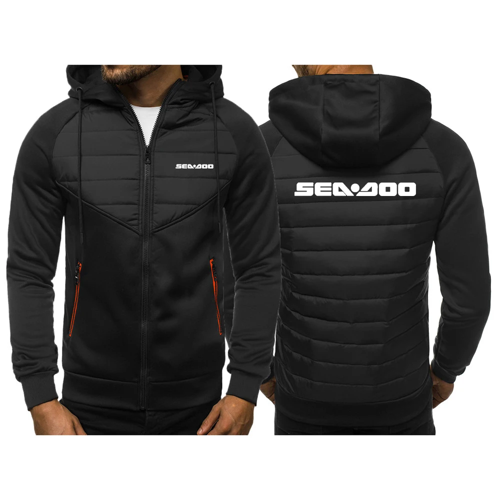 2021 Новый Sea Doo Seadoo Moto логотип теплый модный для мужчин пуховик с капюшоном перьями