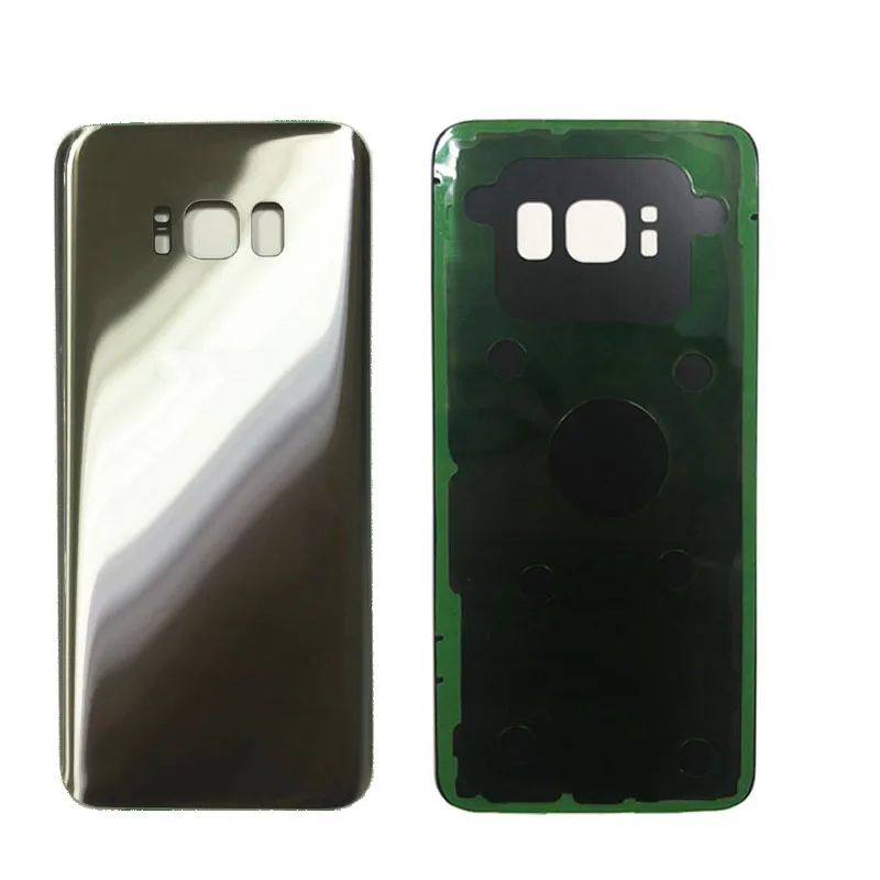 Задняя стеклянная крышка аккумуляторной батареи замена ленты для S8 и Plus