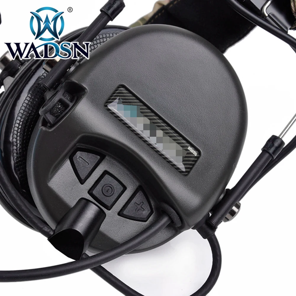 WADSN Tactical TEA Hi Threat Tier 1 Softair гарнитура военная авиация шумоподавляющие гарнитуры