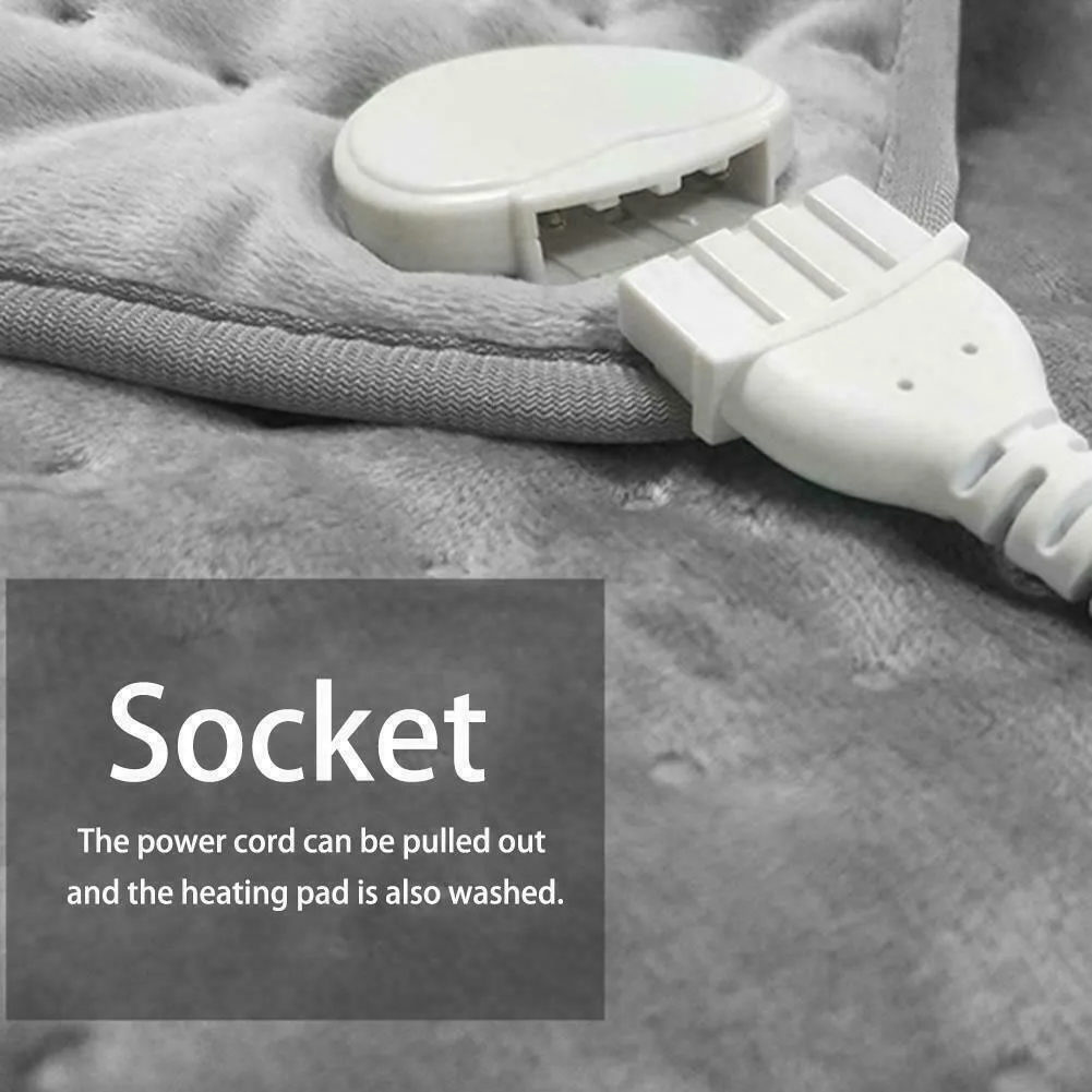 40x30cm Physiotherapy Adjustable Temperature Electric Blanket Pain Relief Winter Pad Heating Abdomen With LED Indicator Timing | Дом и сад