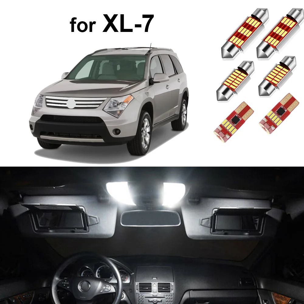 9 шт. светодиодная интерьерная с Canbus светильник комплект для Suzuki XL 7 2002 2009 карты