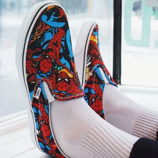 Vans slip on Spiderman x Marvel | Спорт 