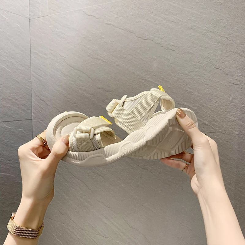 

Gladiator Platform Women Sandals Summer Shoes Casual Open Toe Lady Flat Heels Shoes Sandals Fashion Beach Sandals Zapatos Mujer