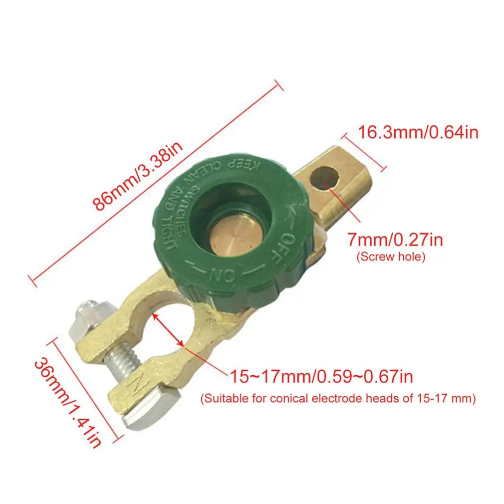 

Universal Car Battery Power Failure Protection Switch RV Car Battery Switch Main Power Switch For Car Auto Interior Parts