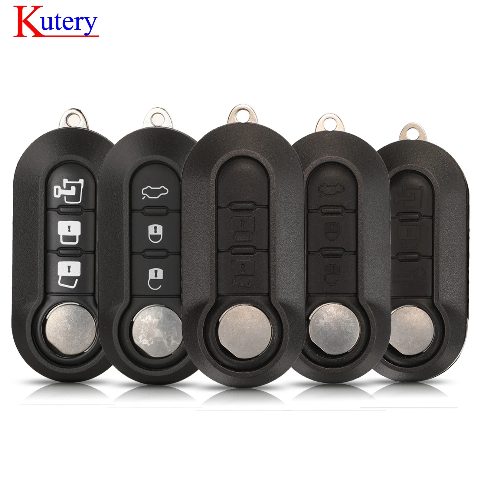 Пульт дистанционного управления Kutery для автомобиля оболочка ключа чехол Fiat 500 Panda