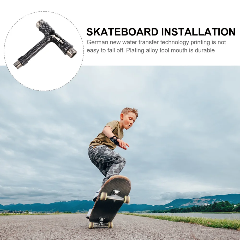 

Skateboard T Tool with T-Type Allen Key and L-Type Phillips Head Wrench