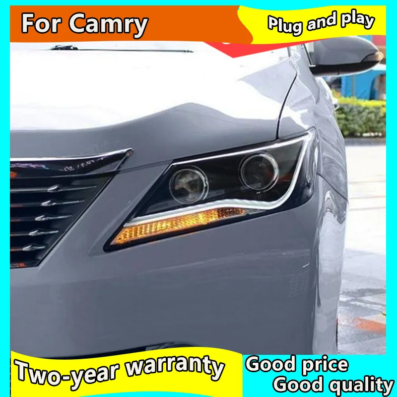 Автомобильный Стайлинг для Toyota 2012 2014 фара Camry светодиодная дальнего света camry LED DRL