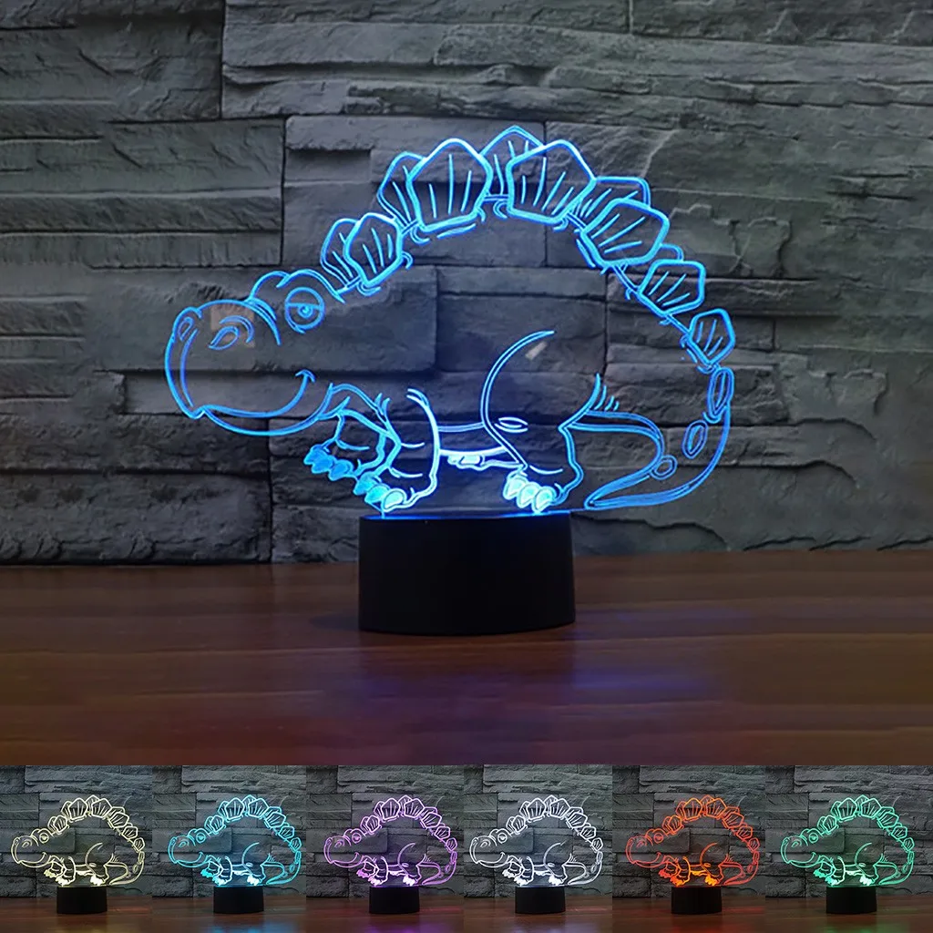 Баскетбол динозавров 3D ночной Светильник украшения светильник подарки для детей