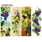 Набор для алмазной вышивки лимон, мозаика 5D сделай сам из винограда, вышивки крестиком из фруктов, стразы, украшения для дома