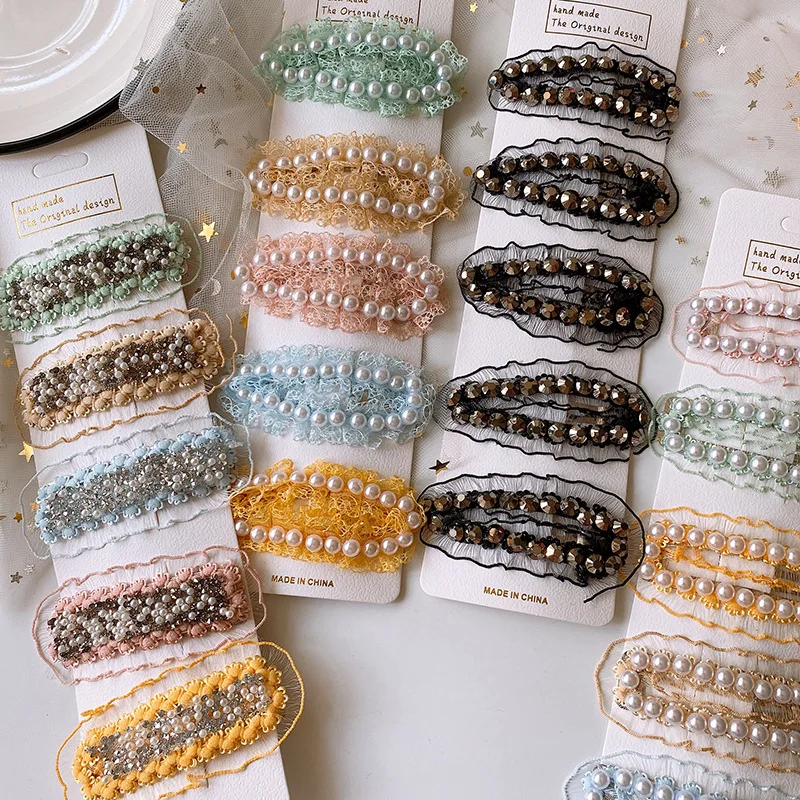 Женская кружевная заколка для волос с листьями лотоса 5 шт.| |