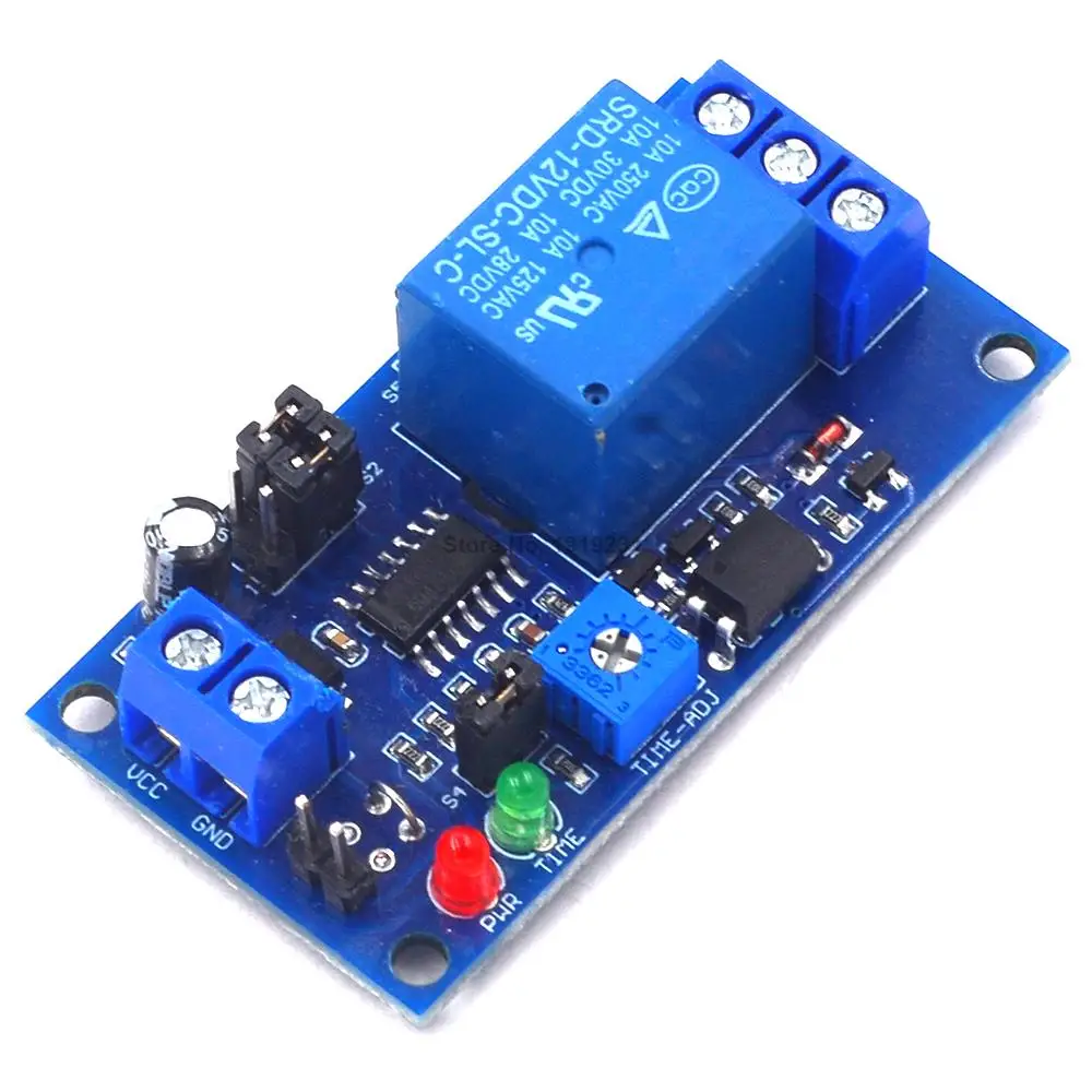 

12V Normally Open Trigger Delay Relay Delay Electronic Module Vbration Electronic Module
