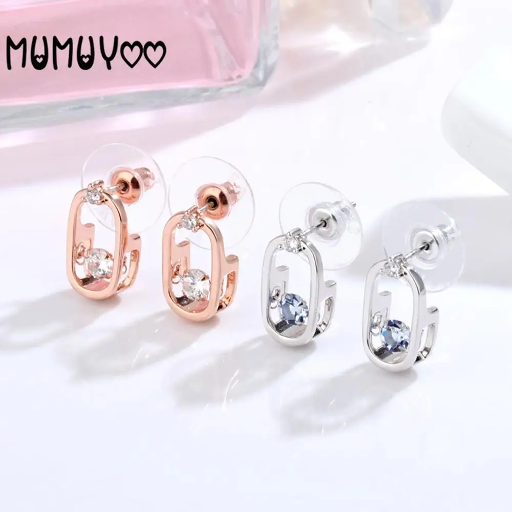 

Fashion jewelry with high quality swa, charm simple and beating crystal female earrings, gifts for women