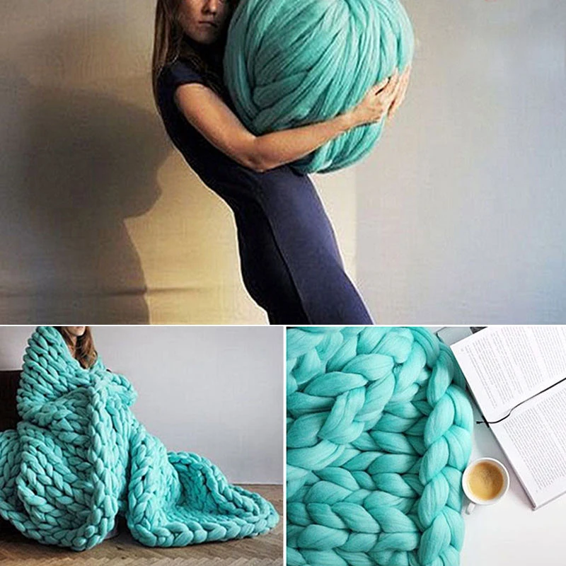 250g wool yarn crochet arm knitting threads/chunky big yarn for knitting merino/thick wool yarn for blanket yarns