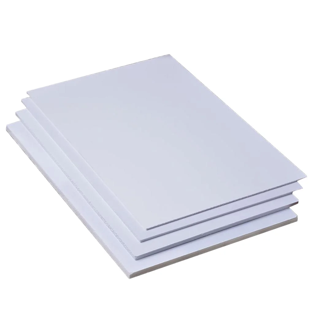 Plastic White Sheet Foam Board DIY PVC Sheet DIY Model Building  2-3mm Thick