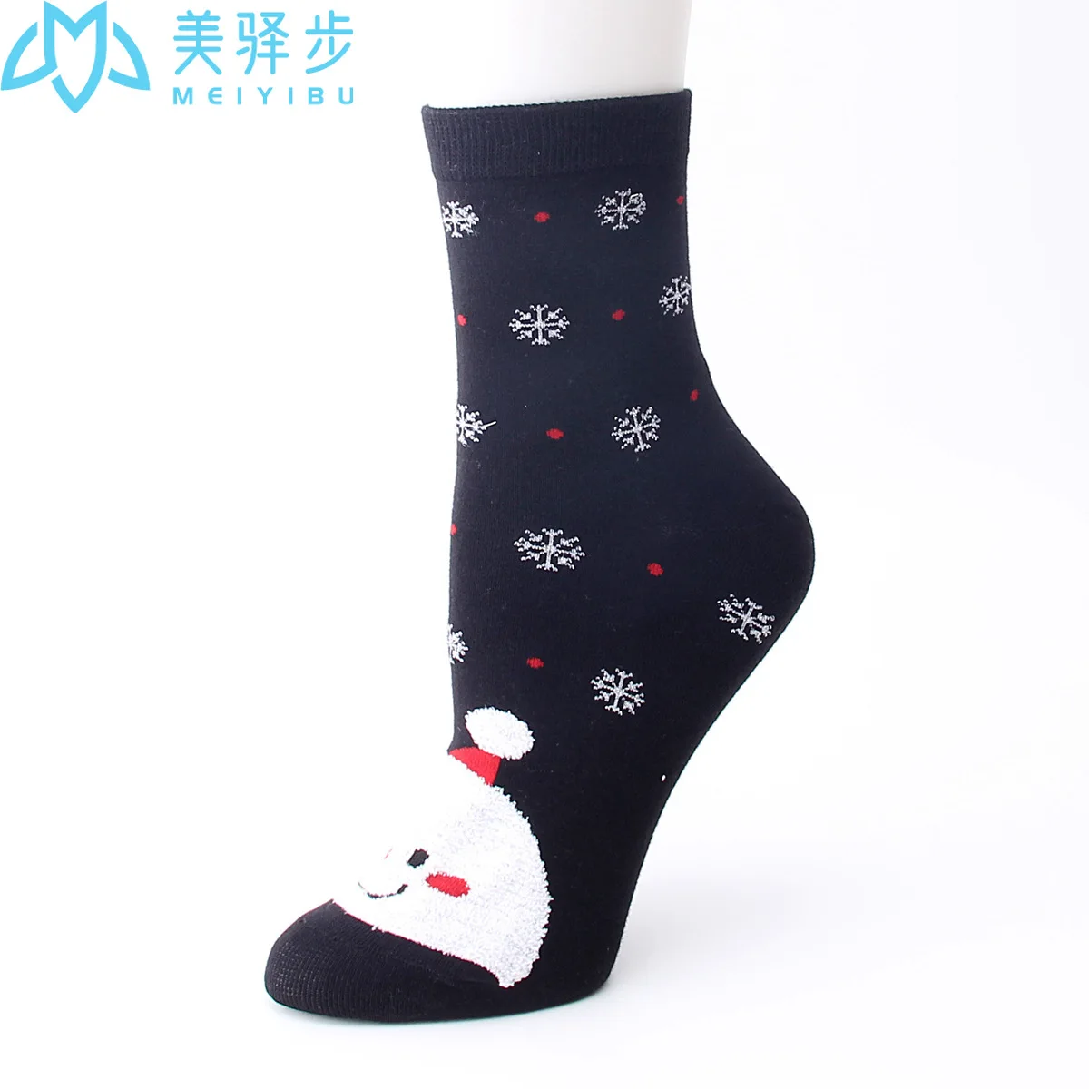 12 Pairs Per Set Winter New Cartoon Christmas Socks Sweat Absorbing Lovely Women Socks Santa Claus Elk Socks Wholesale