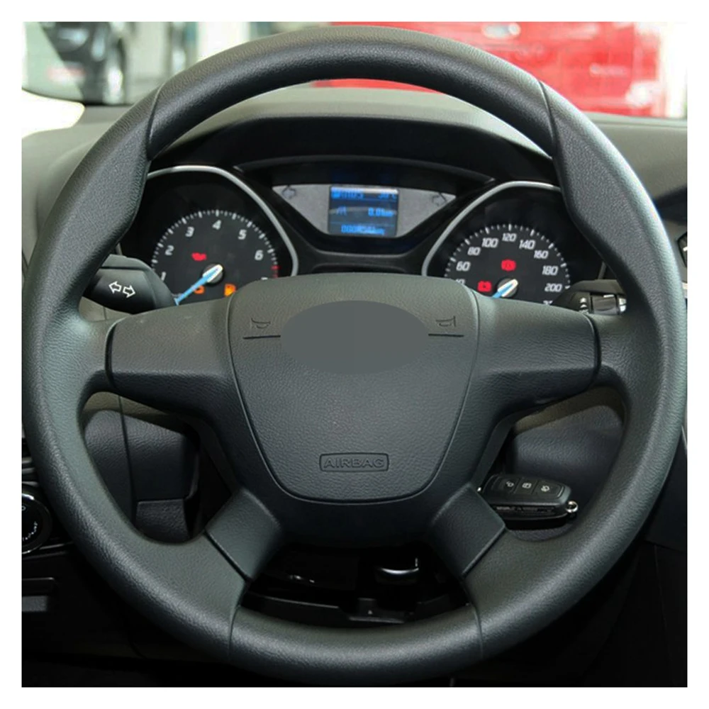 Для Ford KUGA Escape 2013-2016 Focus3 2011-2014 C-MAX 2011-2018 транзит 2013-2014 чехол рулевого колеса