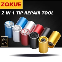 zokue multifunction billiard pool cue tip tools shaper repair tools 2 in 1 tip pricker convenient billiard accessories tip tool