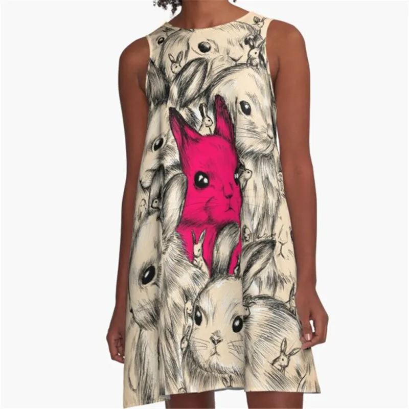 

Fashion Women summer dresses Butterfly Hibiscus Printed A-Line Boho Dress for women harajuku Sexy ladies mini short beach dress